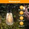 GLUROO 60FT LED Outdoor Patio Lights Waterproof with 30+2 Vintage Bulbs